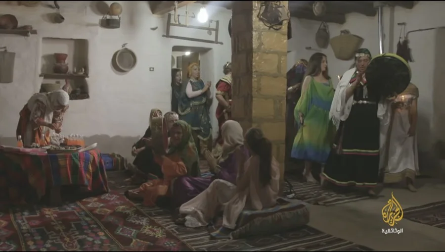 النساء في ليلة الحناء — العرس الشاوي
